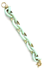 Chunky Enamel Link Bracelet