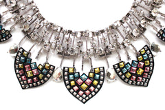 Luxe Greek & Chic Rhinestone Statement Necklace
