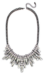Glamour Spike Bib Statement Necklace