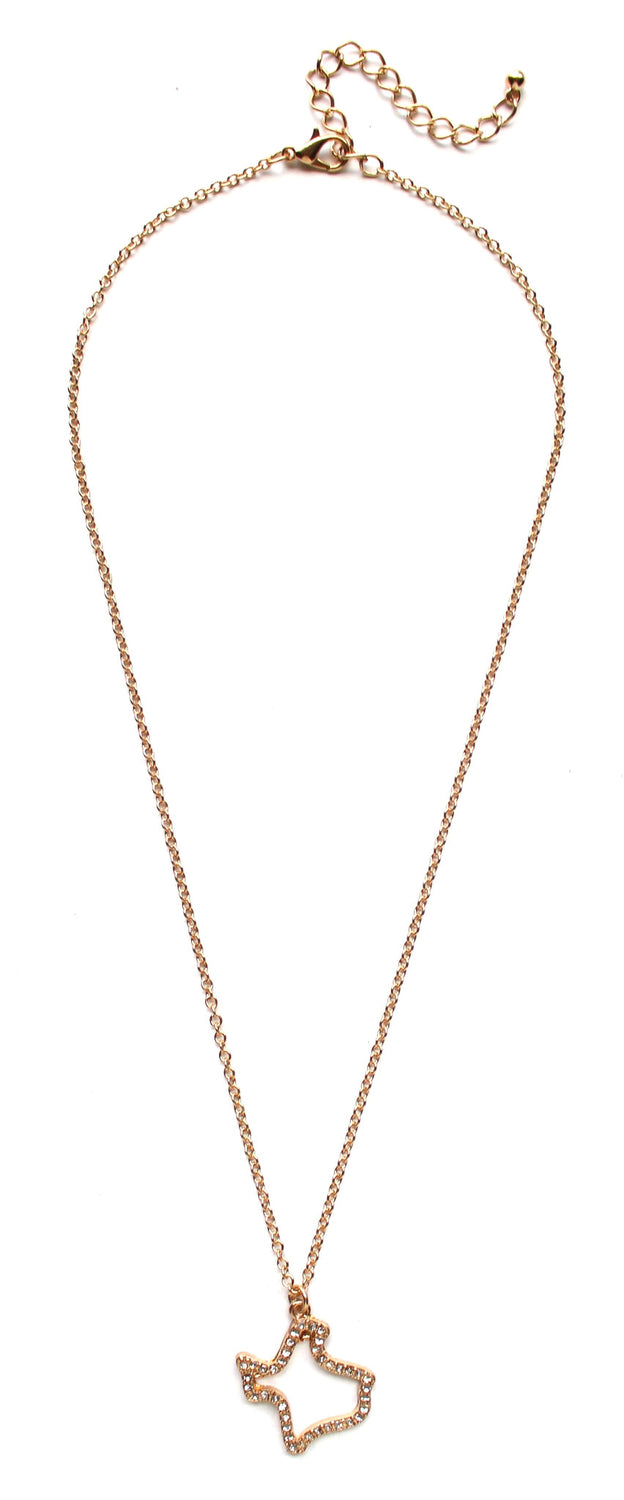 Texas Pendant Necklace