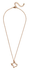 Texas Pendant Necklace