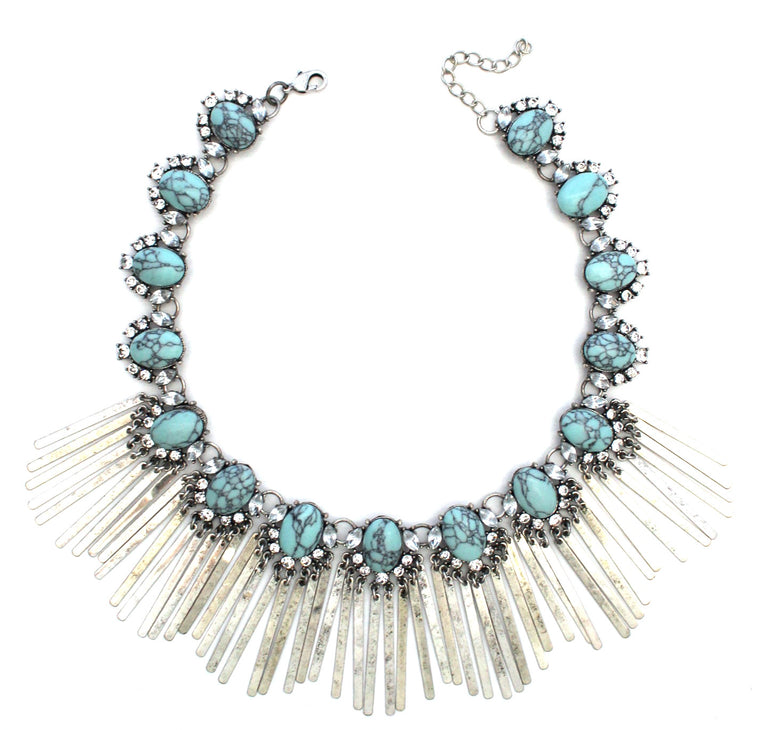 Boho Fringe Envy Statement Necklace