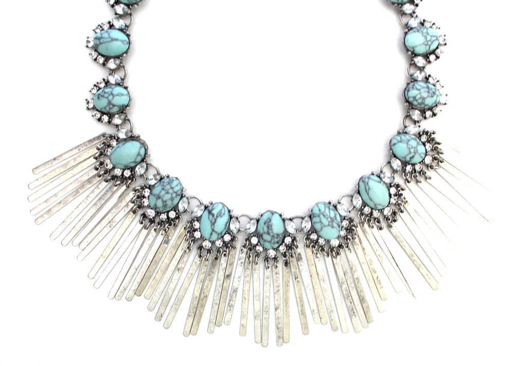 Boho Fringe Envy Statement Necklace