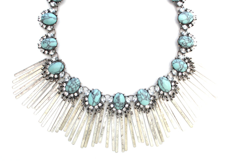 Boho Fringe Envy Statement Necklace