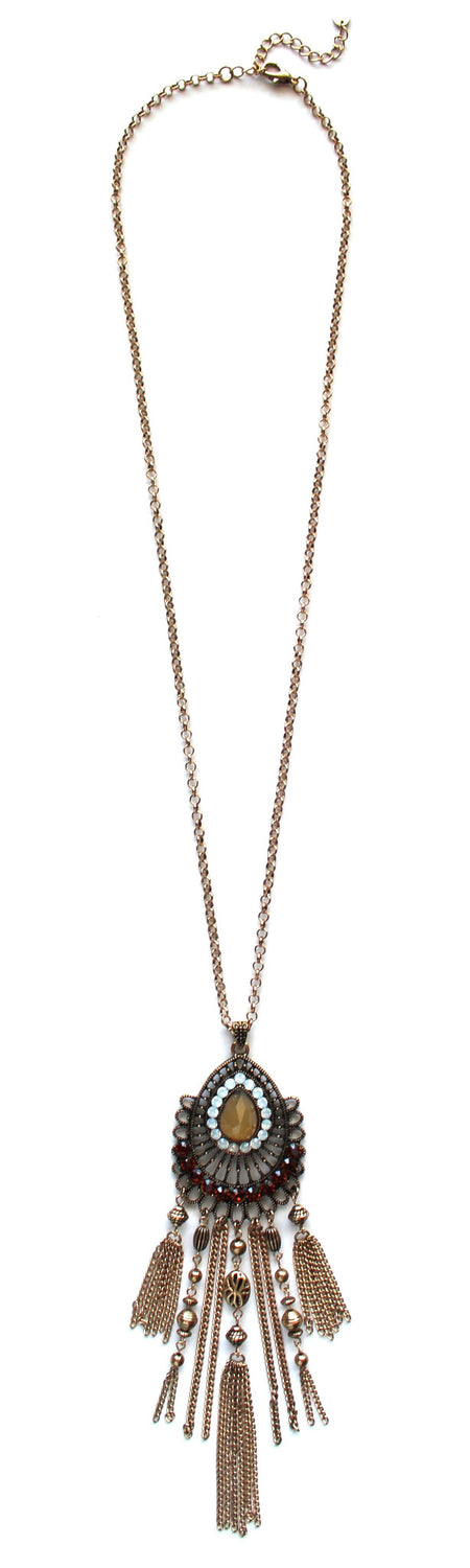 Dreams Come True Jeweled Long Necklace