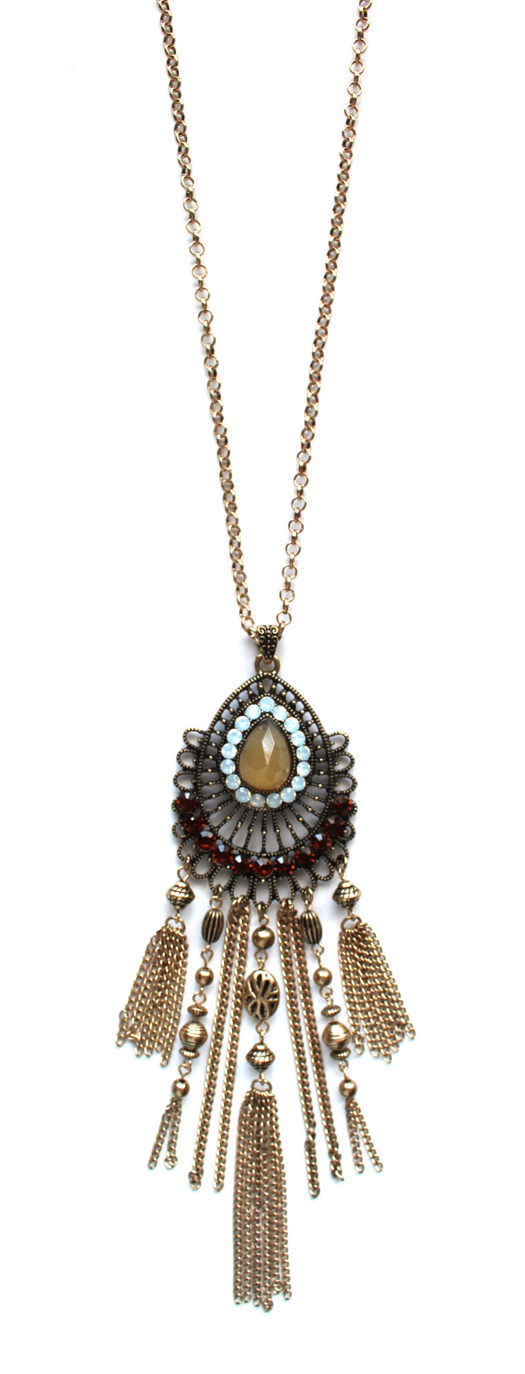 Dreams Come True Jeweled Long Necklace