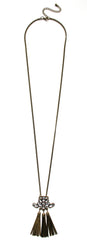 Urban Mix Triple Tassel Necklace