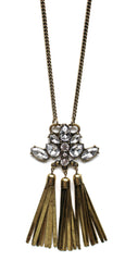 Urban Mix Triple Tassel Necklace