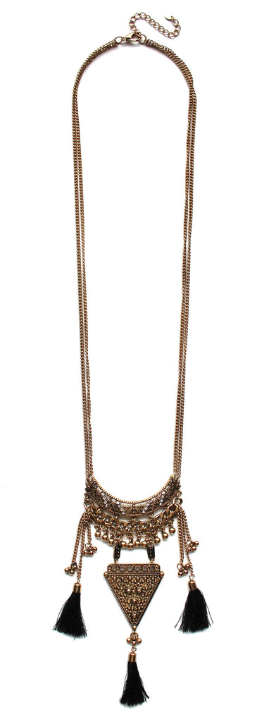Tribal Princess Tassel Necklace