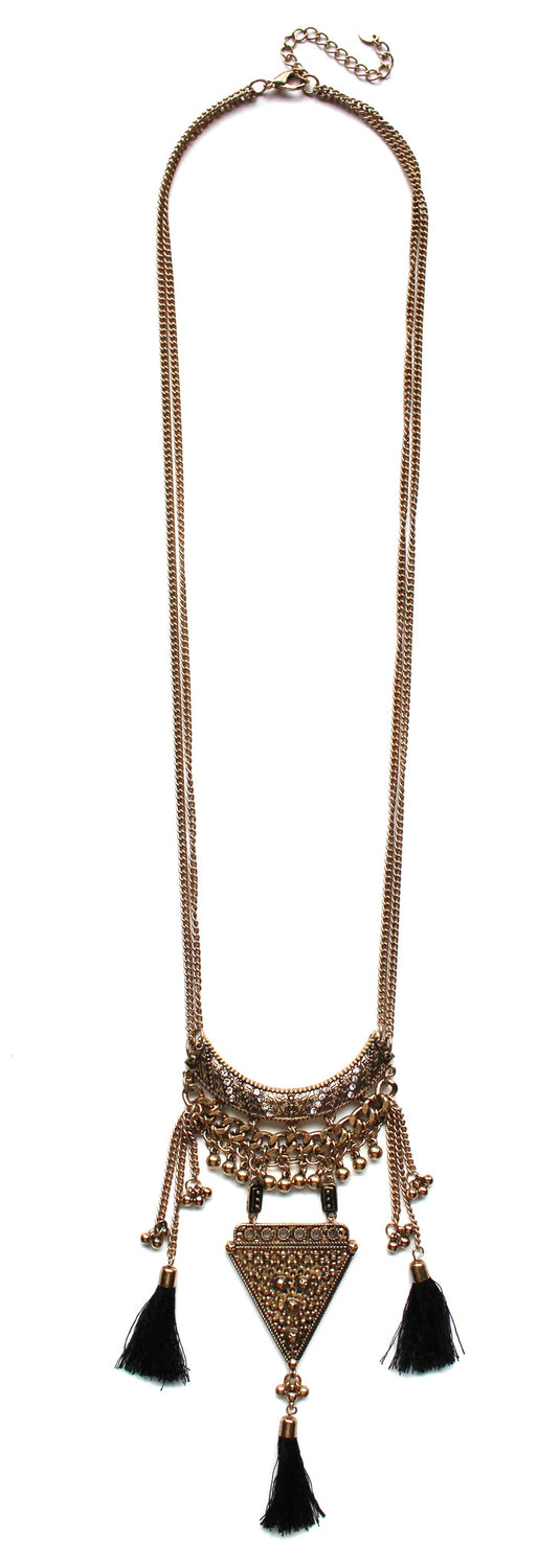 Tribal Princess Tassel Necklace