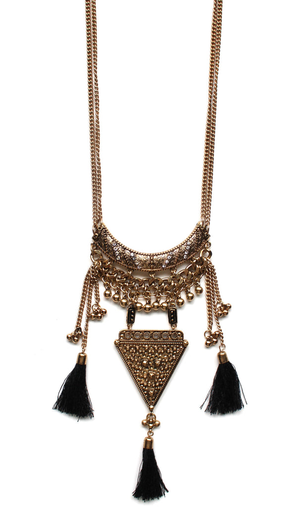 Tribal Princess Tassel Necklace