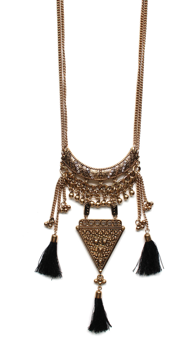 Tribal Princess Tassel Necklace