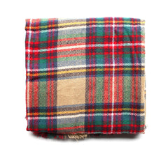 Mad For Plaid Blanket Scarf- Multi