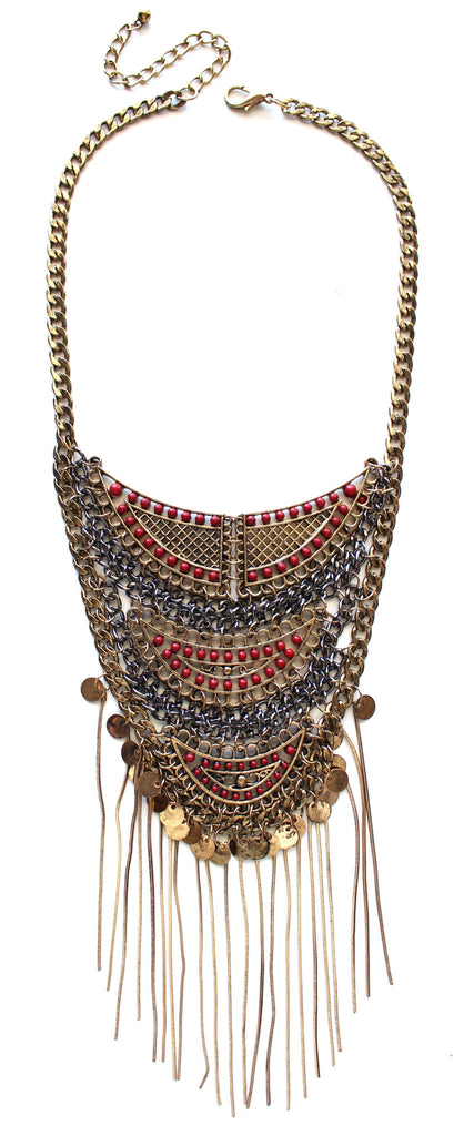 Boho Dreams Fringe Necklace