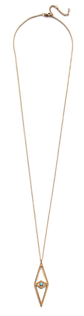 Eye Pendant Long Necklace