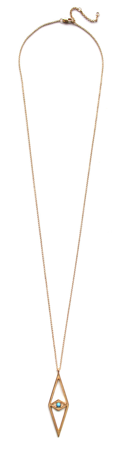 Eye Pendant Long Necklace