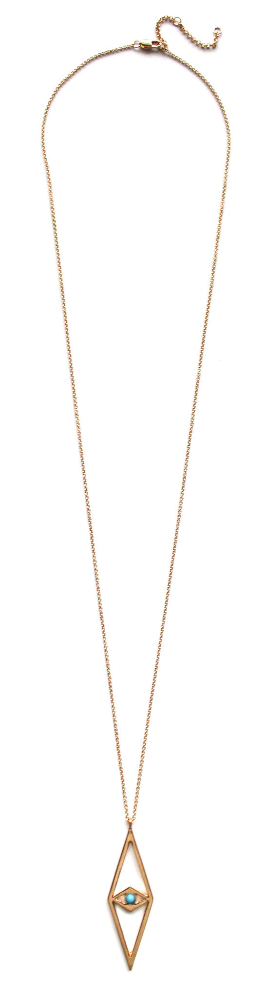 Eye Pendant Long Necklace