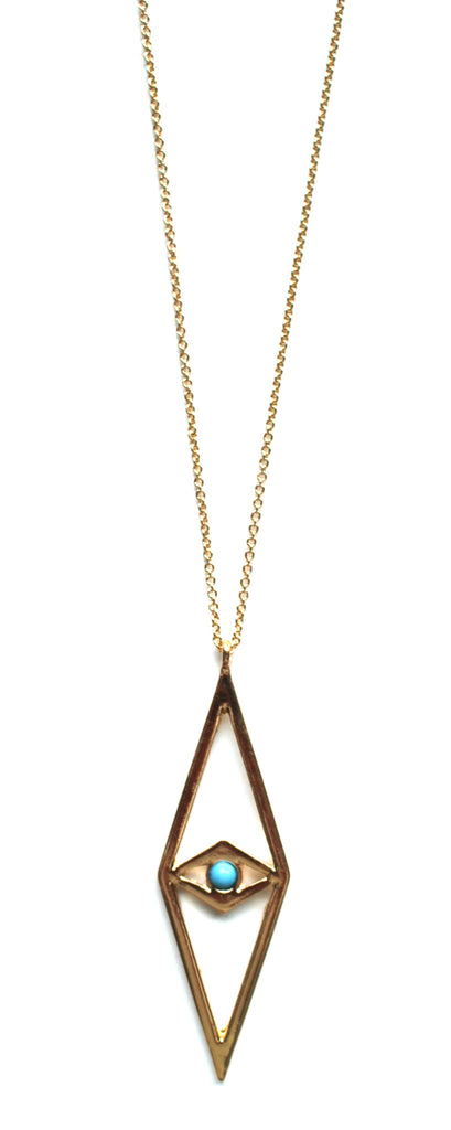 Eye Pendant Long Necklace