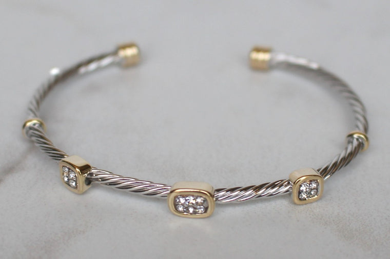 Stack It Up Bracelet Cuff- Delicate
