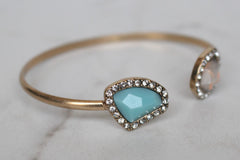 Isla Stone & Crystal Cuff