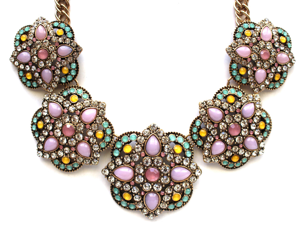 Cherished Pastel Treats Statement Necklace