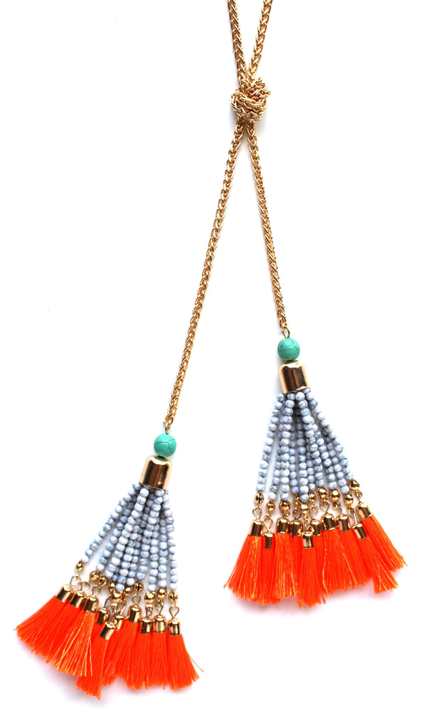 Caribbean Dreams Tassel Necklace