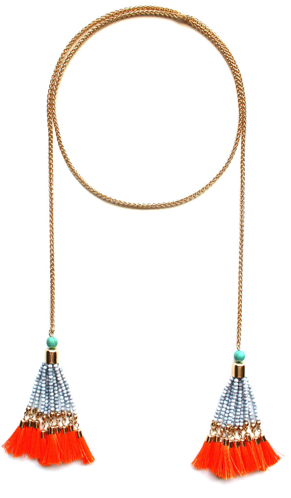 Caribbean Dreams Tassel Necklace