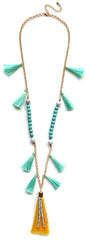 Sunny Playa Fringe Necklace
