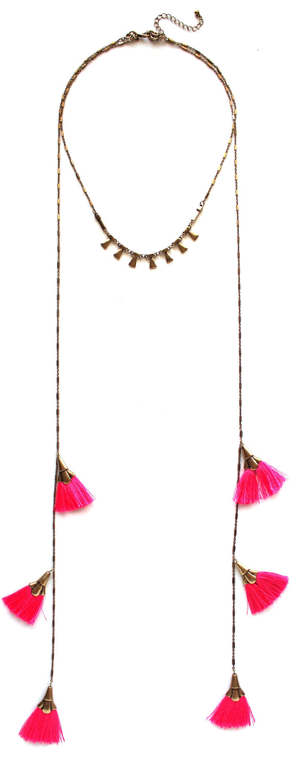 Pinky & The Fringe Layered Necklace