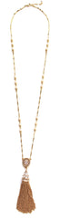 Romantic Rox Tassel Necklace