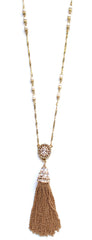 Romantic Rox Tassel Necklace