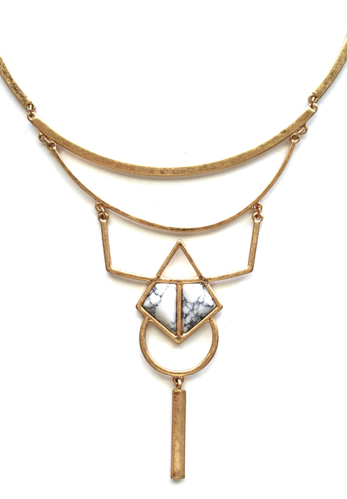 Ellie Stone Bib Necklace