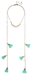Minty & The Fringe Layered Necklace