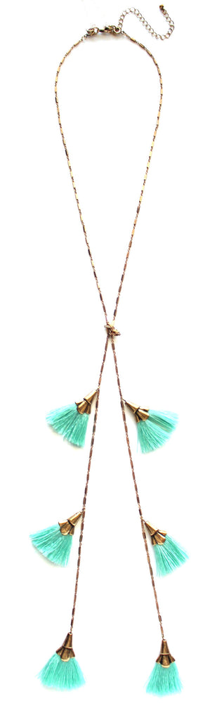 Minty & The Fringe Layered Necklace