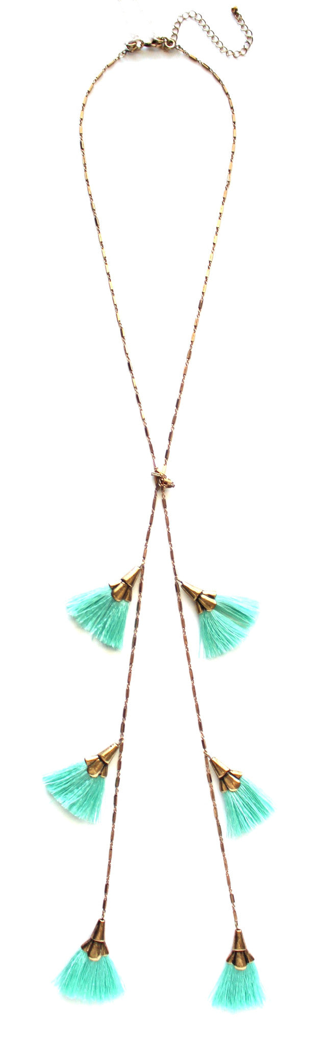 Minty & The Fringe Layered Necklace