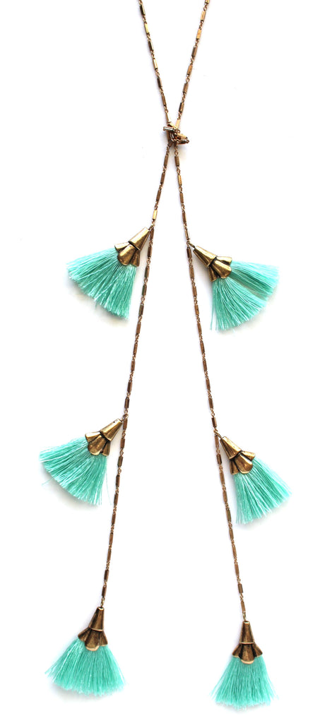 Minty & The Fringe Layered Necklace