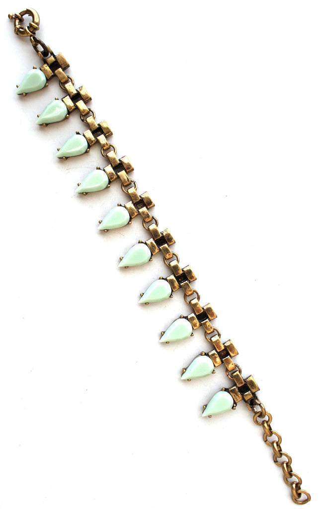 Minty Spiked Bracelet