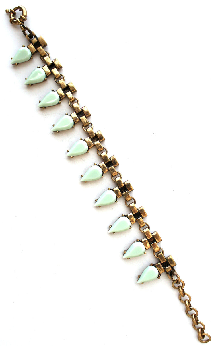 Minty Spiked Bracelet