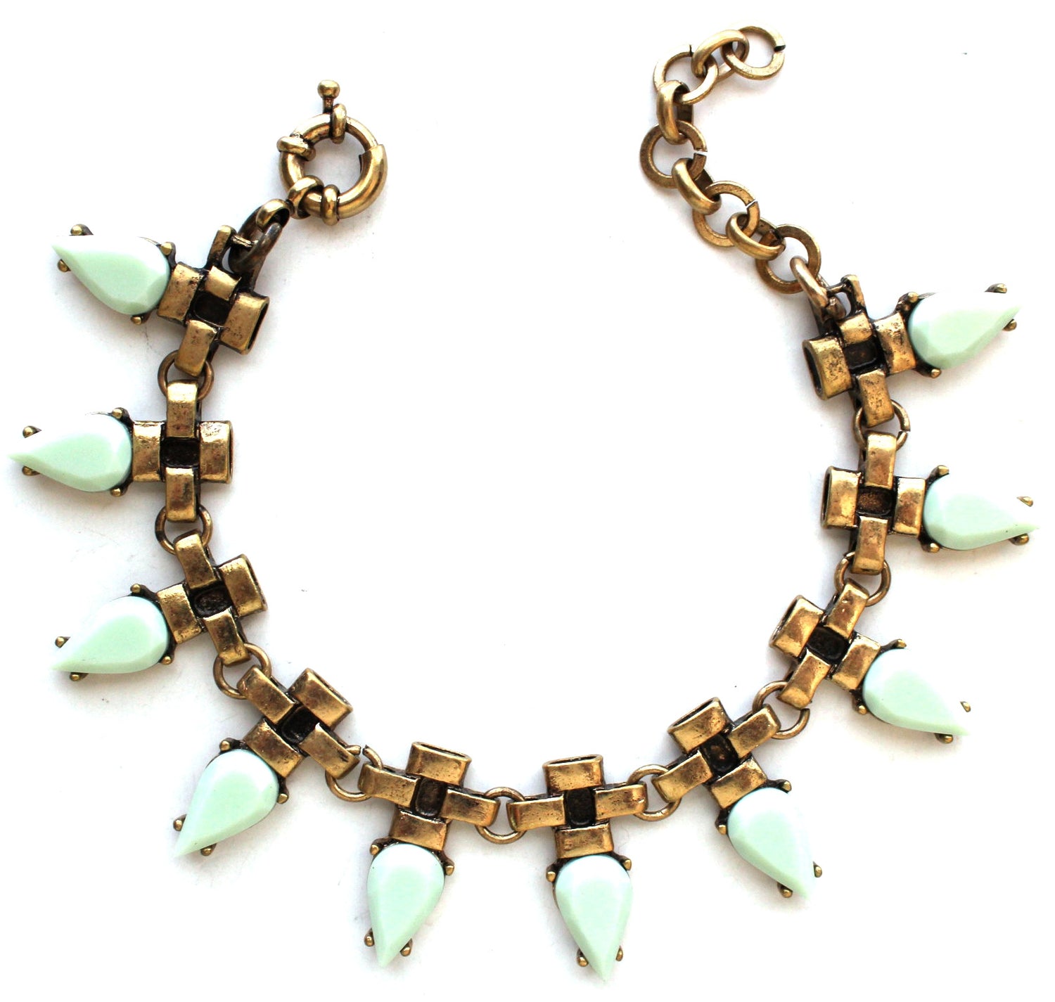 Minty Spiked Bracelet
