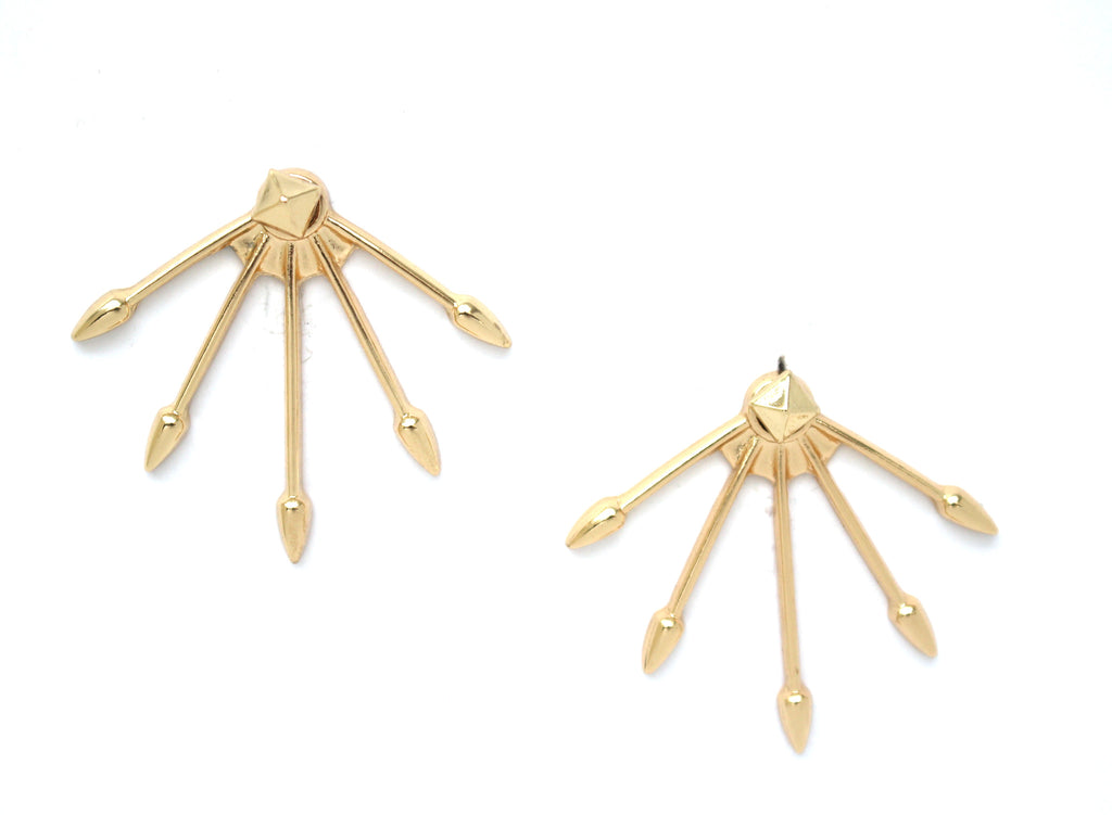 Cupid's Arrow Ear Jacket Earrings