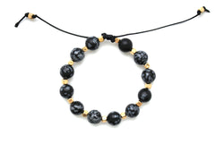 Beaded Thread Bracelet- Black