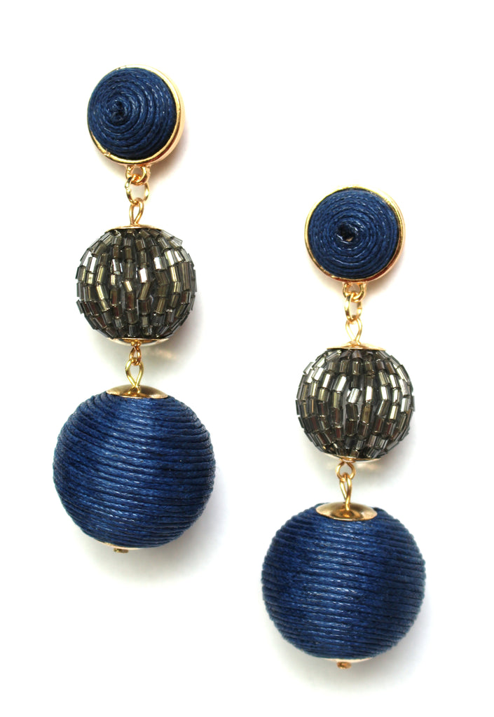 Dazzling Azure Drop Earrings