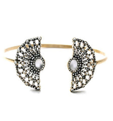 Pavé Sparkle Fan Cuff Bracelet