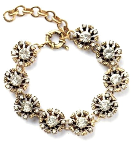 Blooming Crystals Bracelet