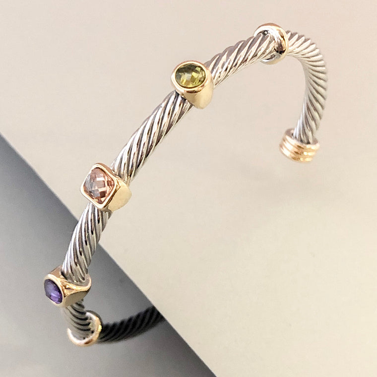 Stack It Up Bracelet Cuff- Multi
