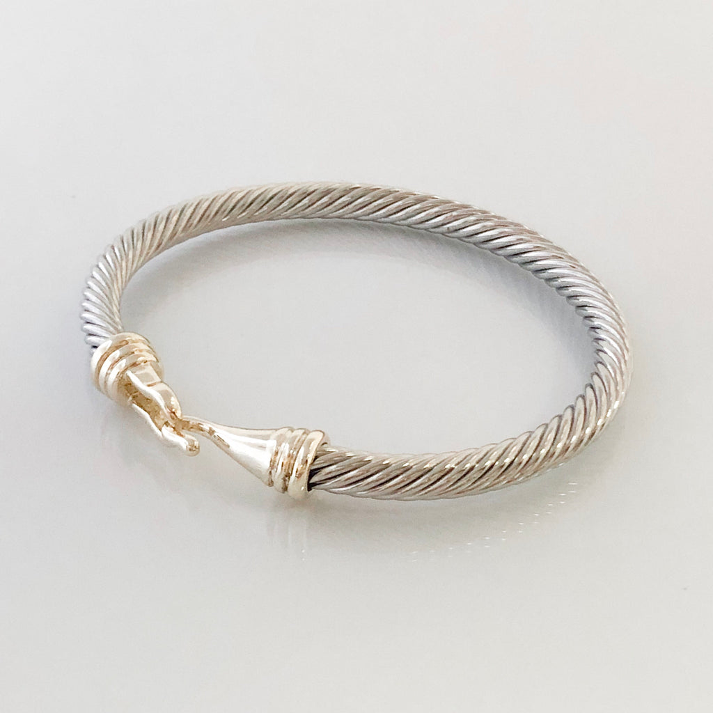 Stack It Up Bangle Bracelet- Hooked Cuff