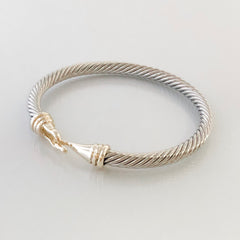 Stack It Up Bangle Bracelet- Hooked Cuff