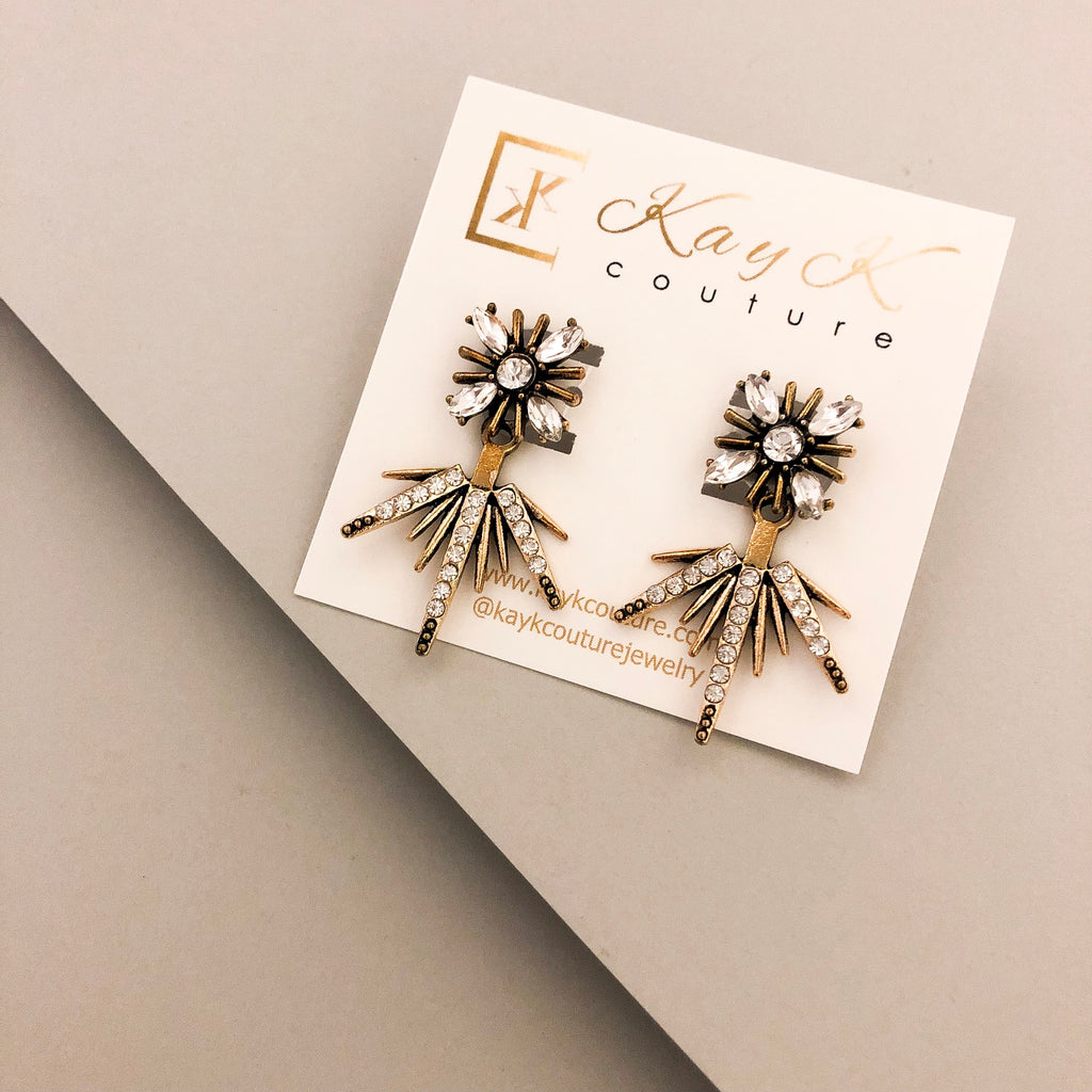 Celeste Star Ear Jacket Earrings