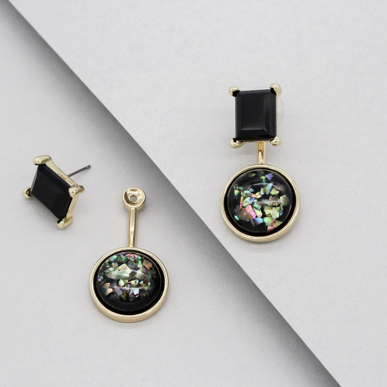 Cosmic Glow Ear Jacket Earrings