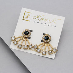 Trinity Stud Ear Jacket Earrings